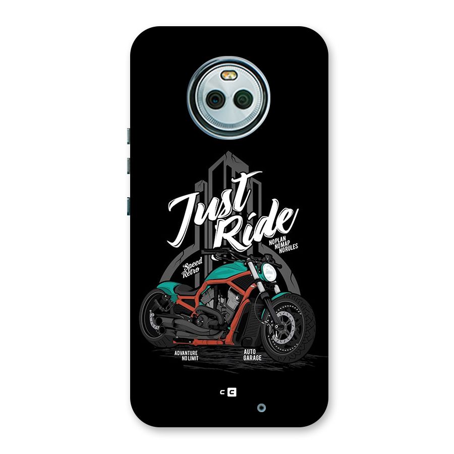 Just Ride Speed Back Case for Moto X4