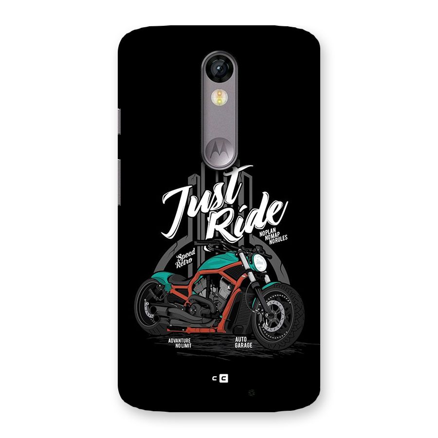 Just Ride Speed Back Case for Moto X Force