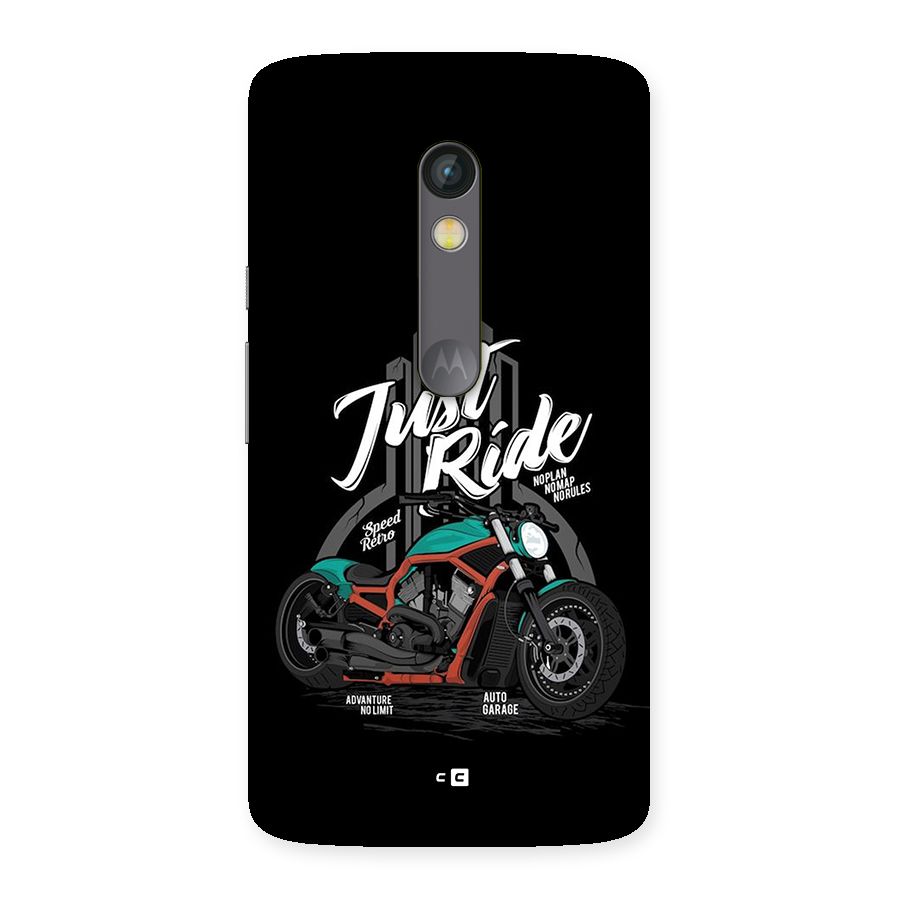 Just Ride Speed Back Case for Moto X Play