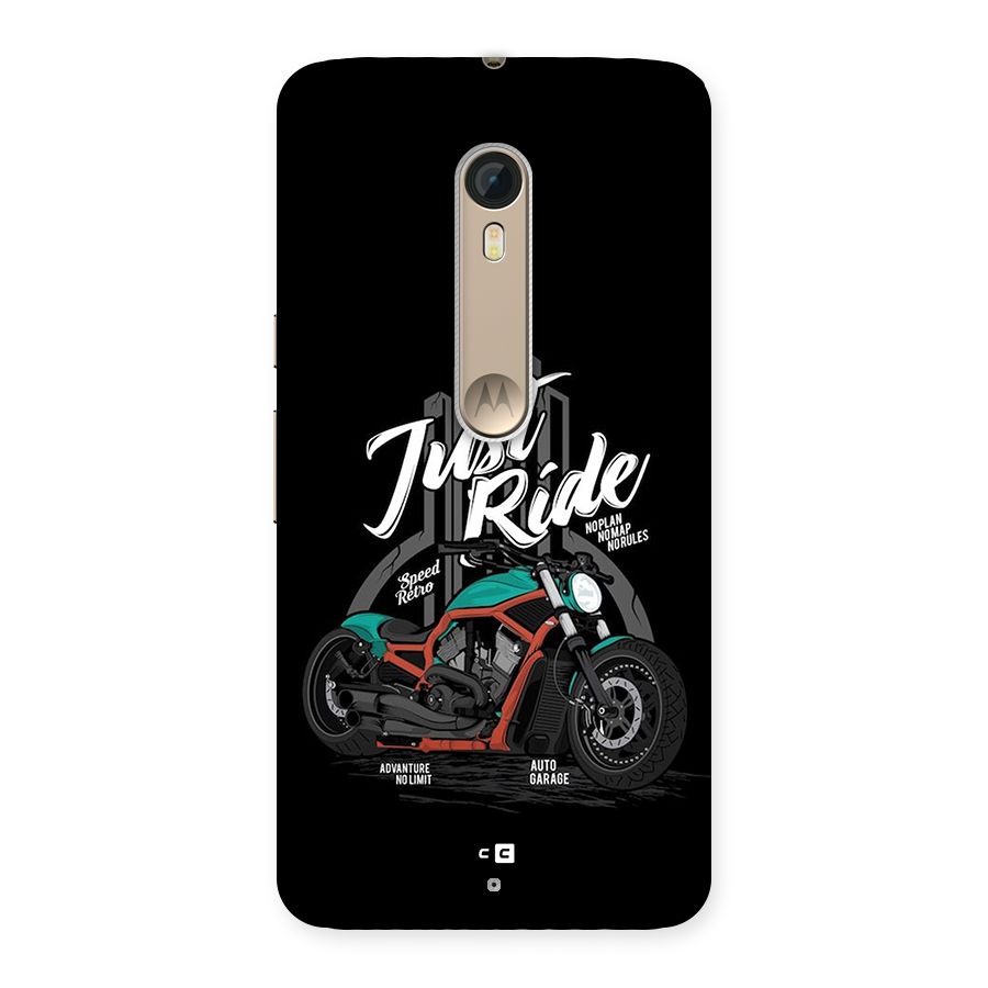 Just Ride Speed Back Case for Moto X Style
