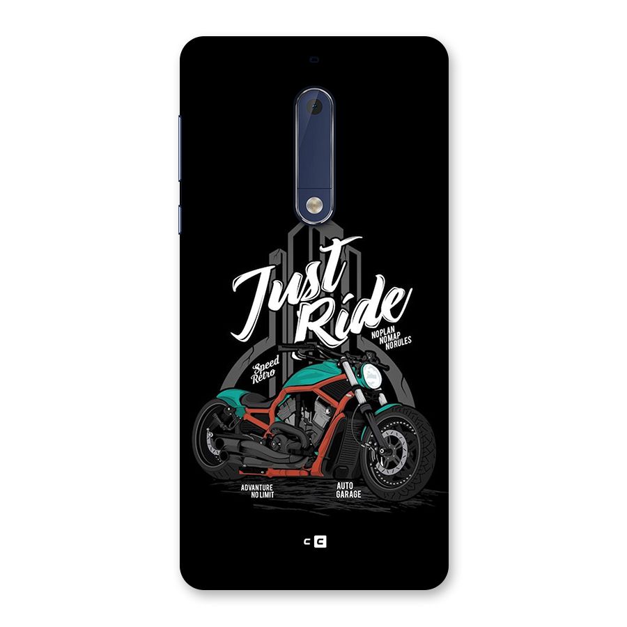 Just Ride Speed Back Case for Nokia 5