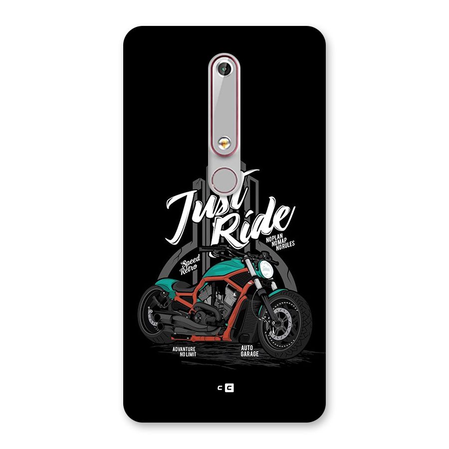 Just Ride Speed Back Case for Nokia 6.1