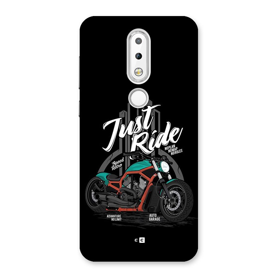 Just Ride Speed Back Case for Nokia 6.1 Plus