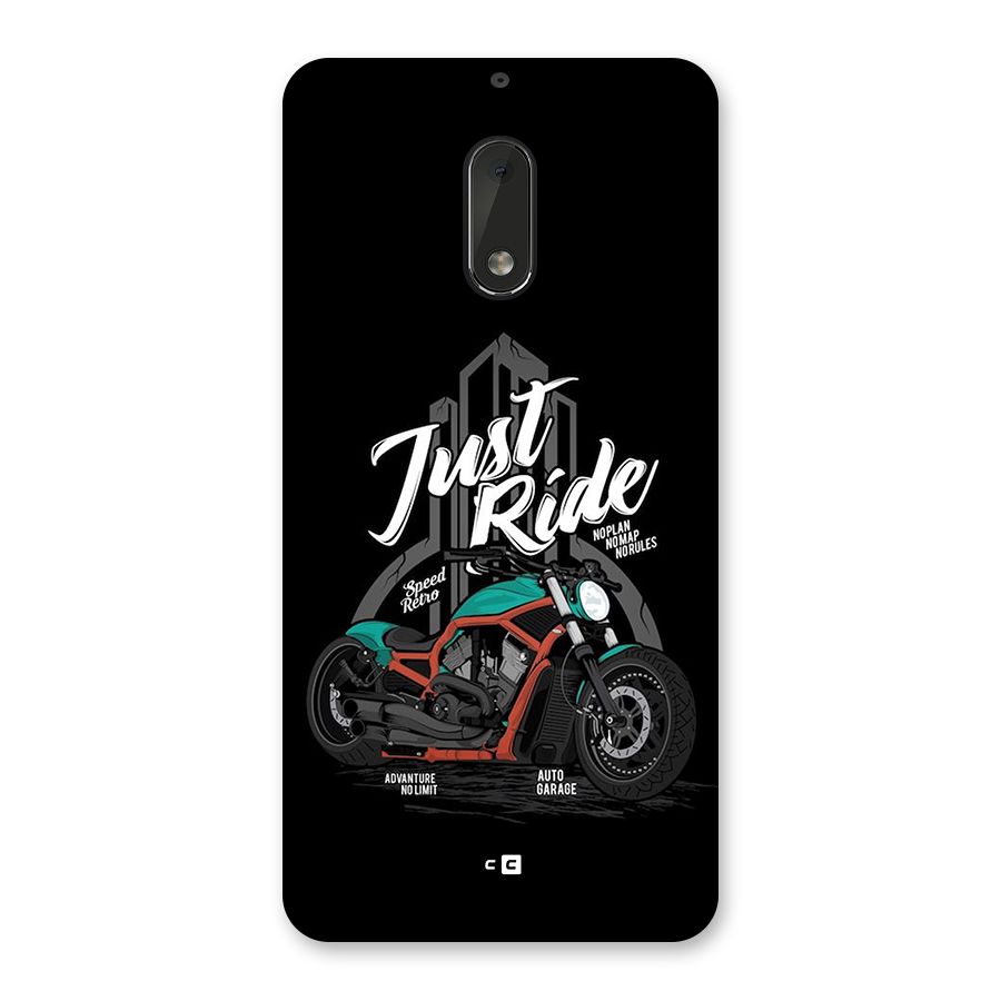 Just Ride Speed Back Case for Nokia 6