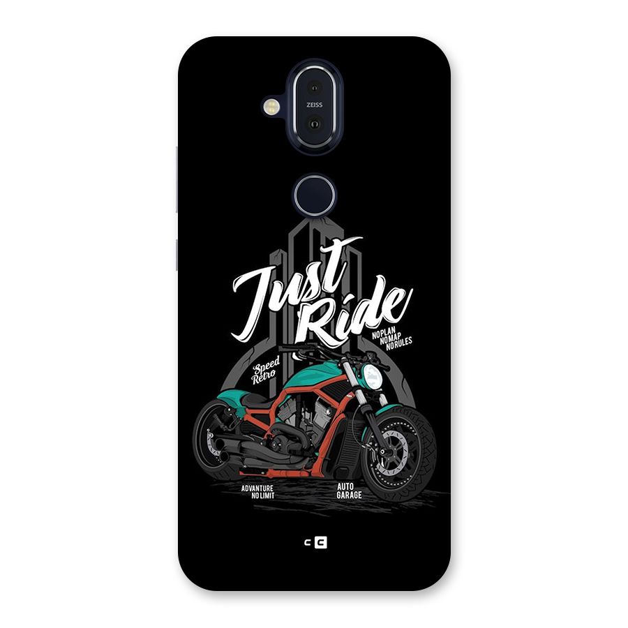 Just Ride Speed Back Case for Nokia 8.1