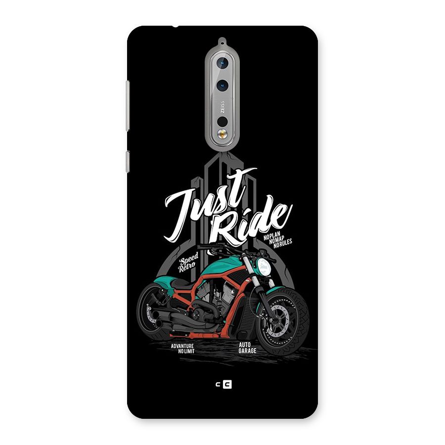 Just Ride Speed Back Case for Nokia 8