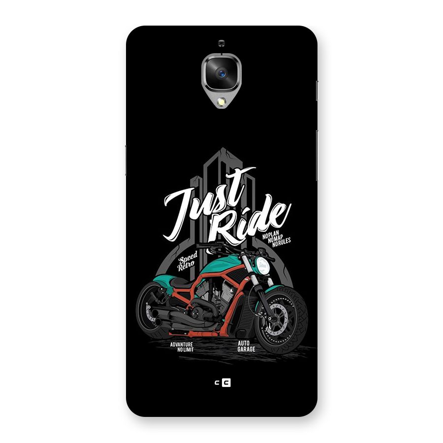 Just Ride Speed Back Case for OnePlus 3