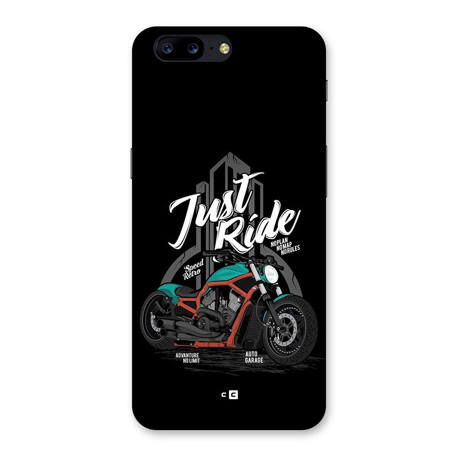 Just Ride Speed Back Case for OnePlus 5
