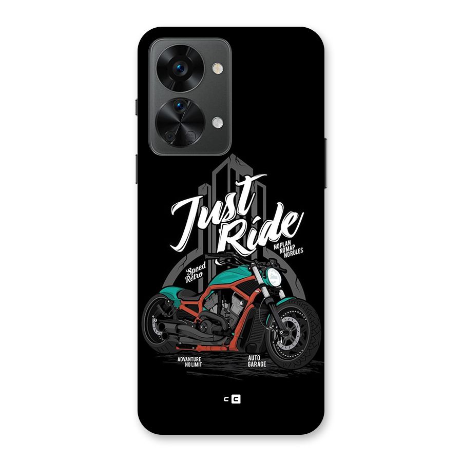Just Ride Speed Back Case for OnePlus Nord 2T