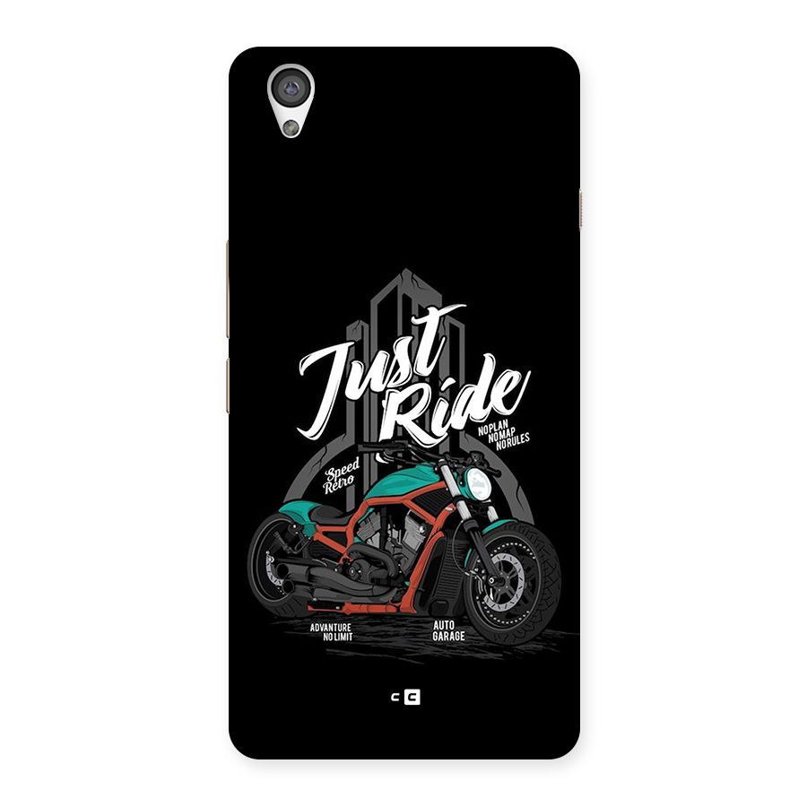 Just Ride Speed Back Case for OnePlus X