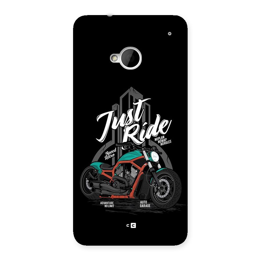 Just Ride Speed Back Case for One M7 (Single Sim)