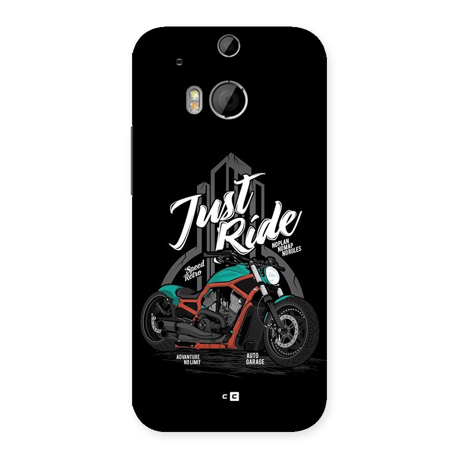Just Ride Speed Back Case for One M8