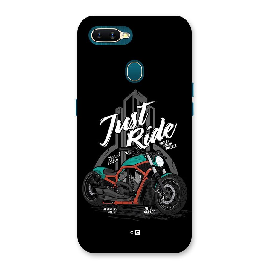 Just Ride Speed Back Case for Oppo A12