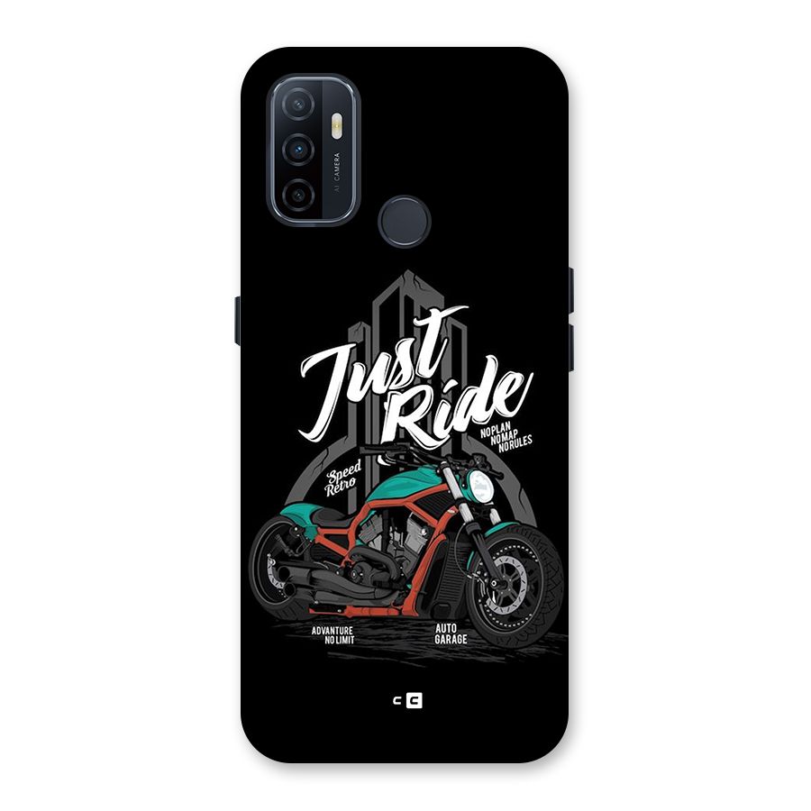 Just Ride Speed Back Case for Oppo A32