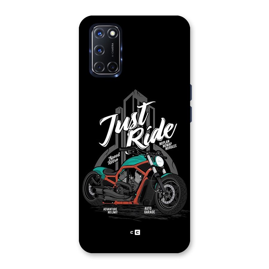 Just Ride Speed Back Case for Oppo A52