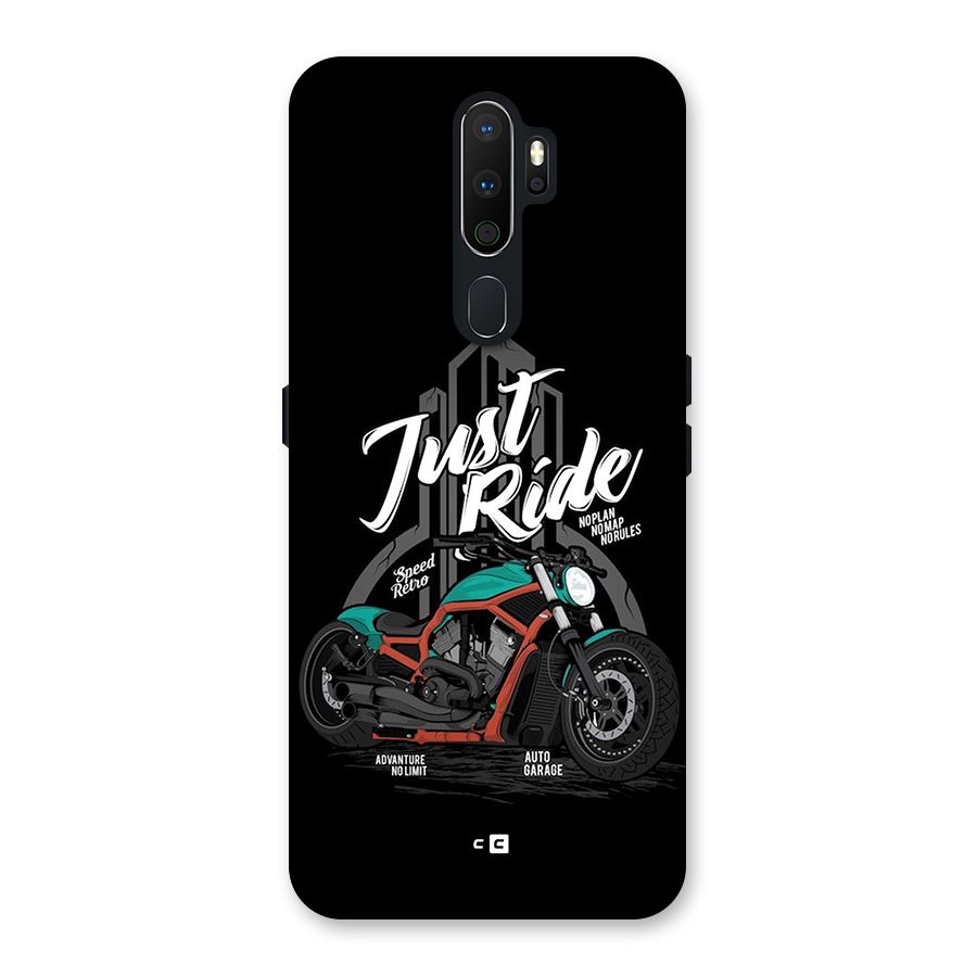 Just Ride Speed Back Case for Oppo A5 (2020)