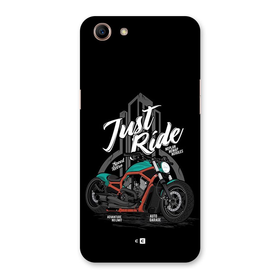 Just Ride Speed Back Case for Oppo A83 (2018)