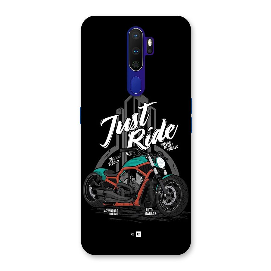 Just Ride Speed Back Case for Oppo A9 (2020)