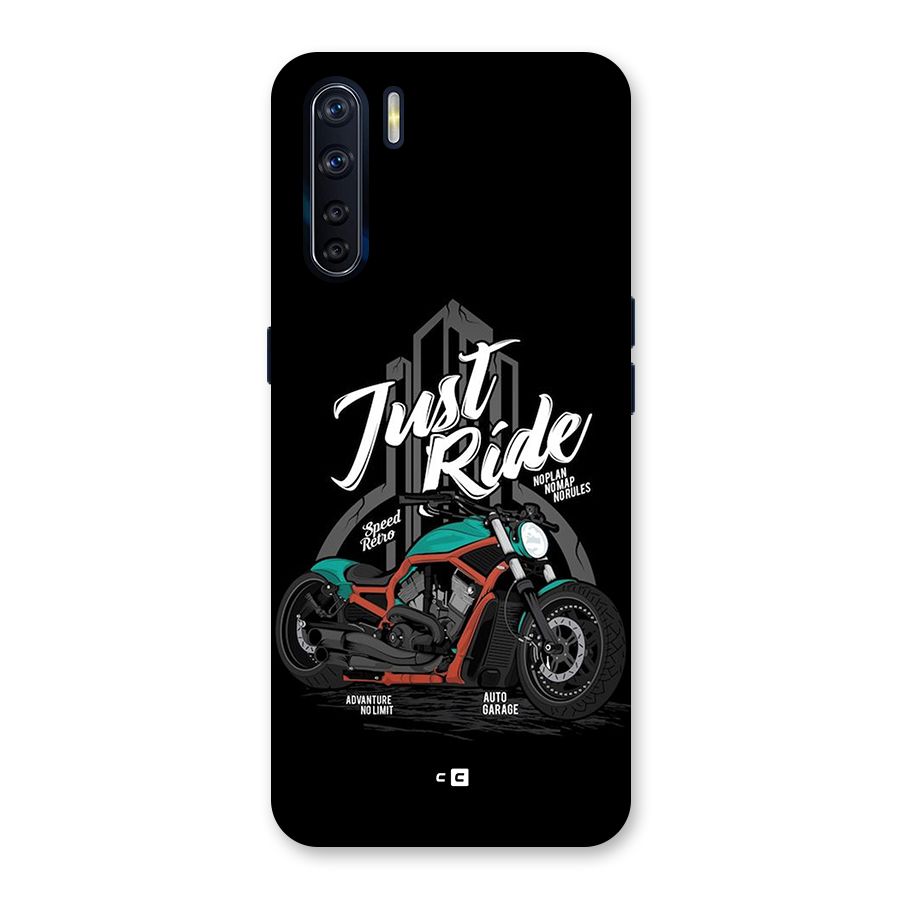 Just Ride Speed Back Case for Oppo F15