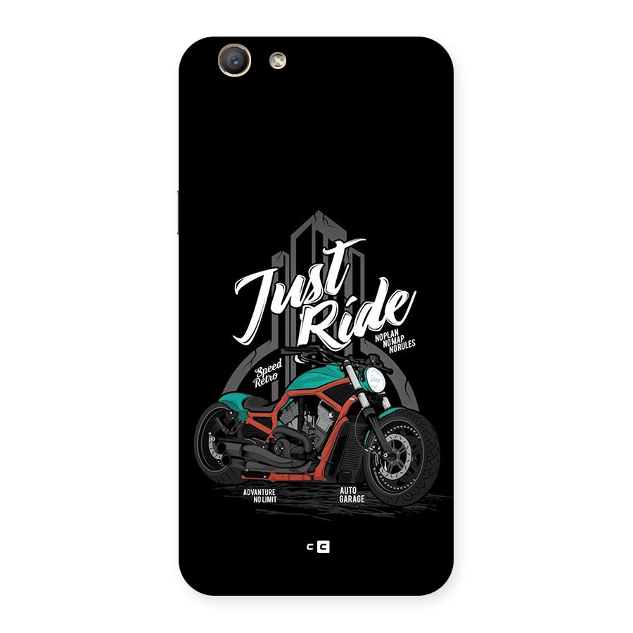 Just Ride Speed Back Case for Oppo F1s