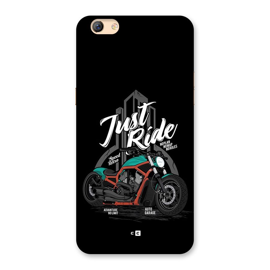 Just Ride Speed Back Case for Oppo F3 Plus