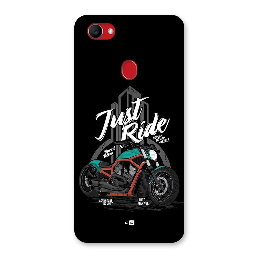 Just Ride Speed Back Case for Oppo F7