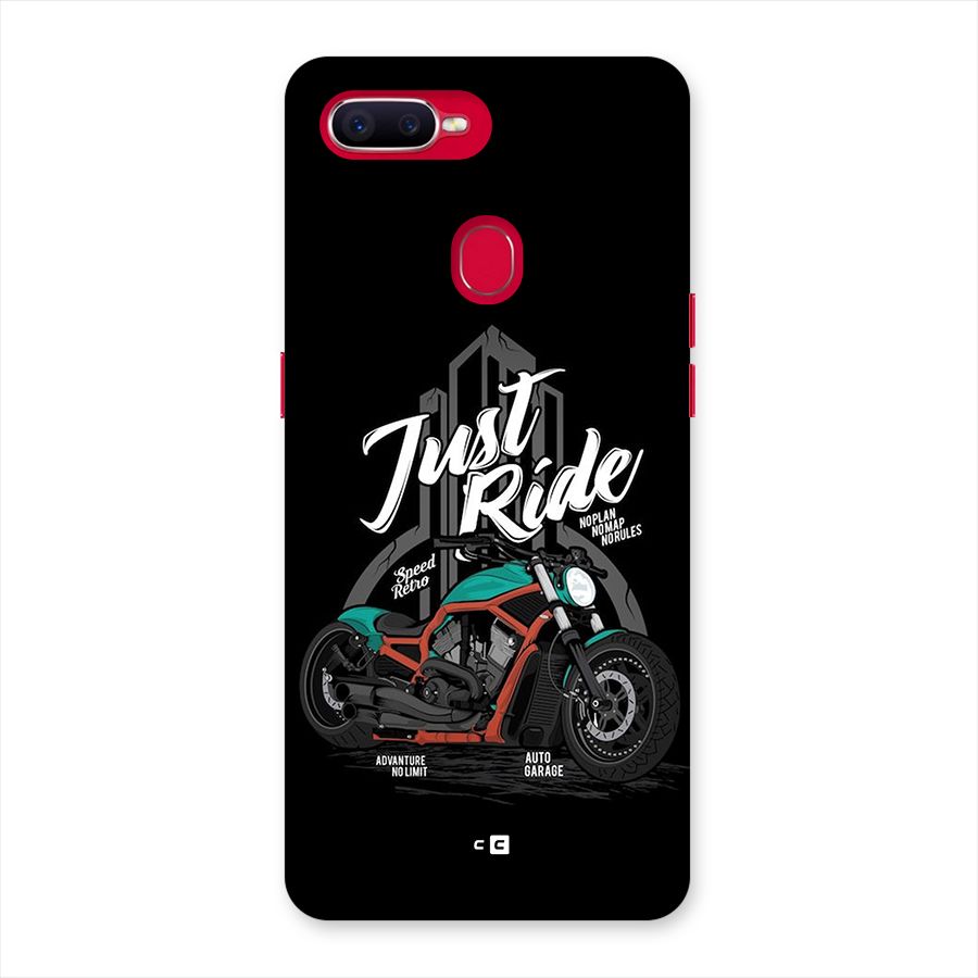 Just Ride Speed Back Case for Oppo F9 Pro