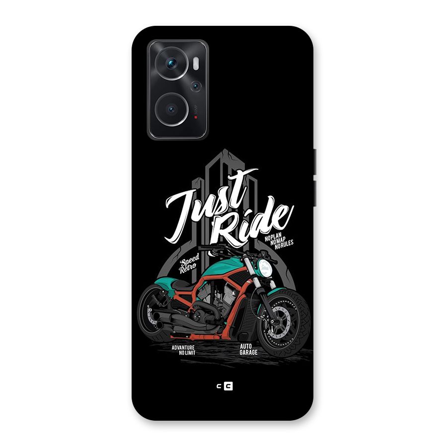 Just Ride Speed Back Case for Oppo K10 4G