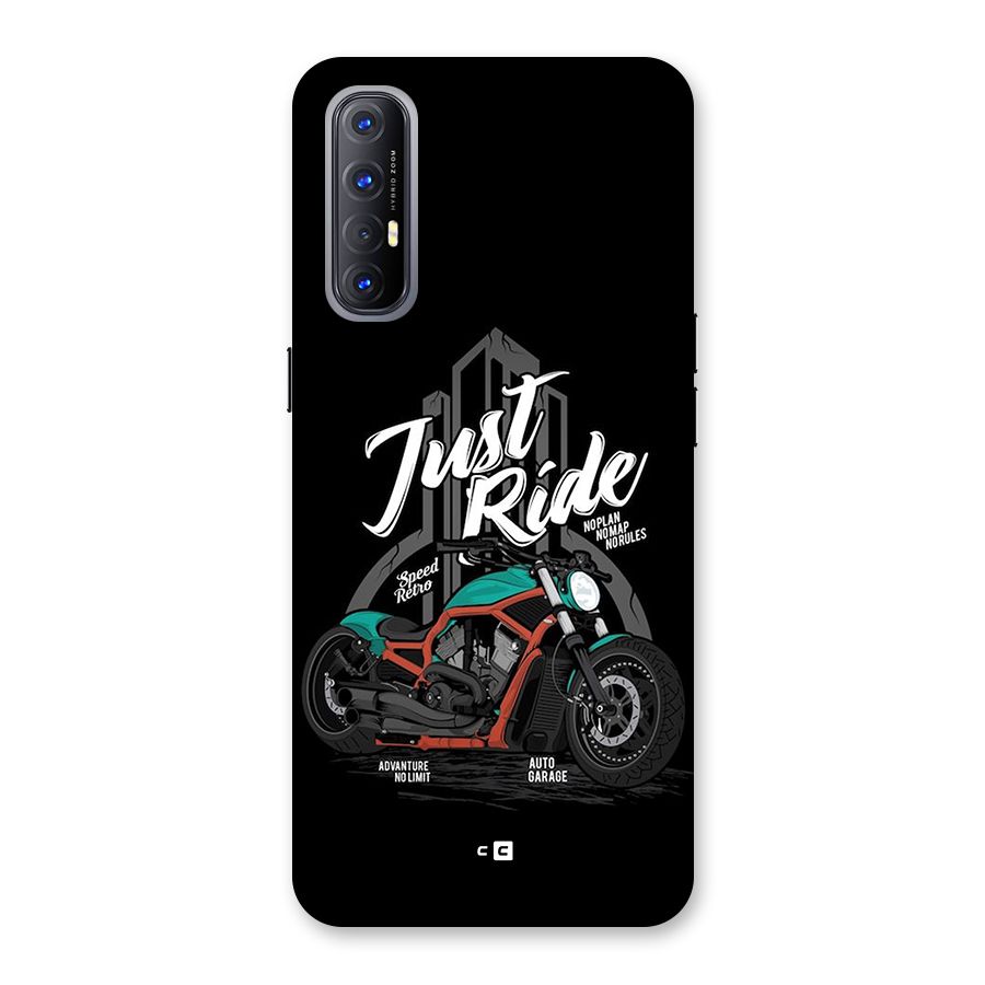 Just Ride Speed Back Case for Oppo Reno3 Pro