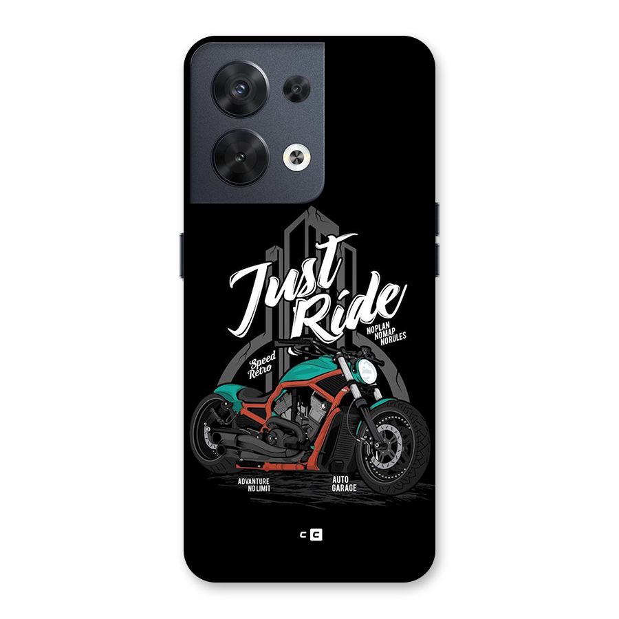 Just Ride Speed Back Case for Oppo Reno8 5G