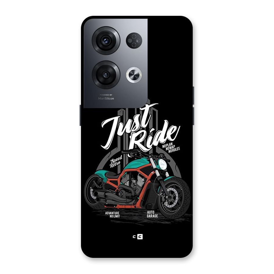 Just Ride Speed Back Case for Oppo Reno8 Pro 5G
