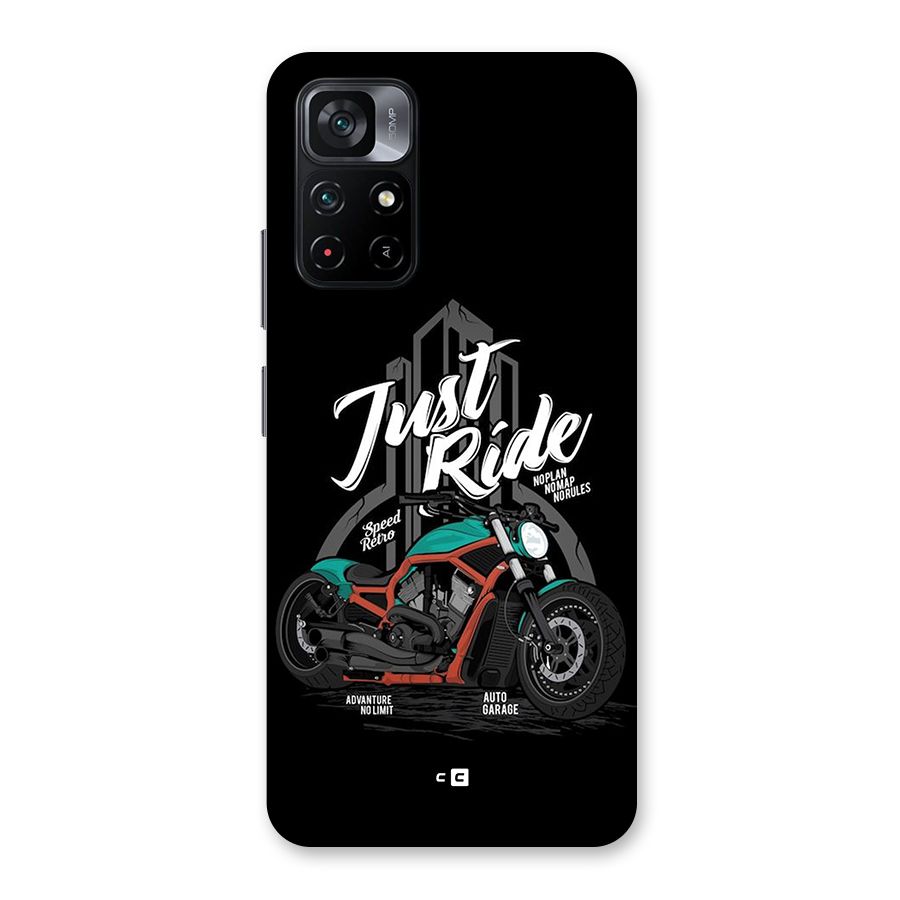 Just Ride Speed Back Case for Poco M4 Pro 5G