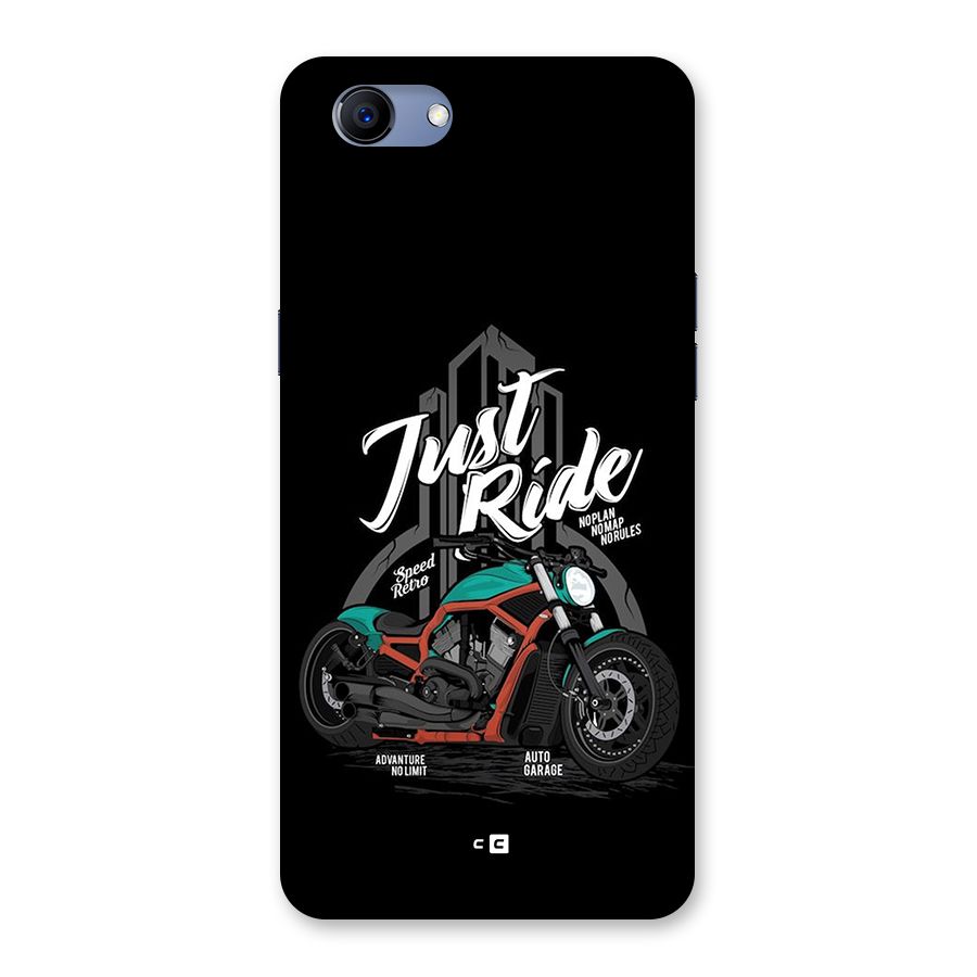 Just Ride Speed Back Case for Realme 1
