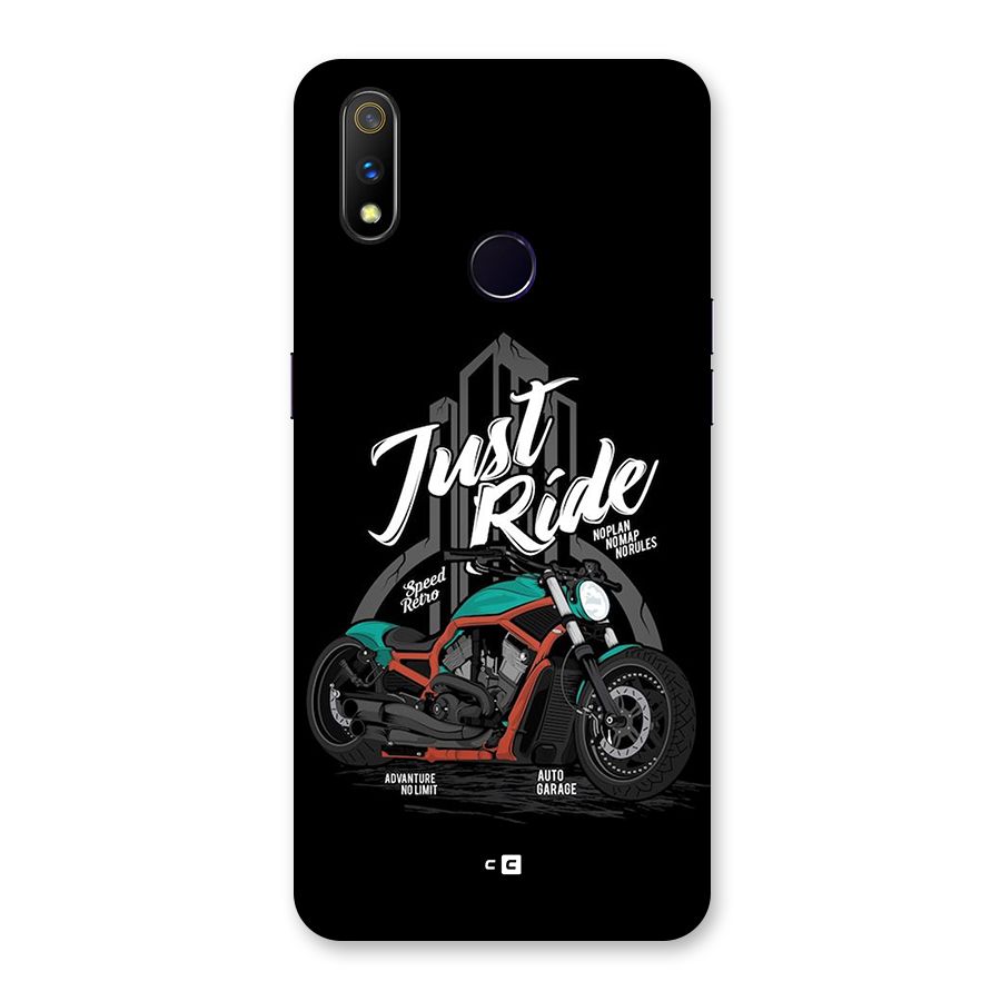 Just Ride Speed Back Case for Realme 3 Pro