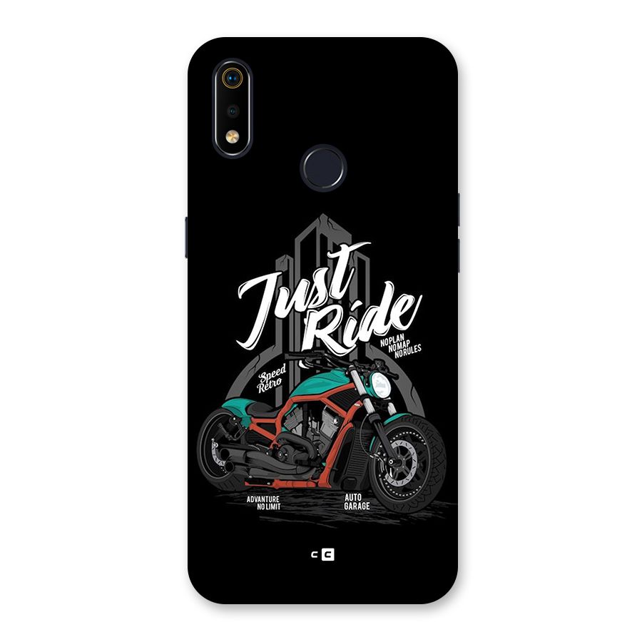 Just Ride Speed Back Case for Realme 3i
