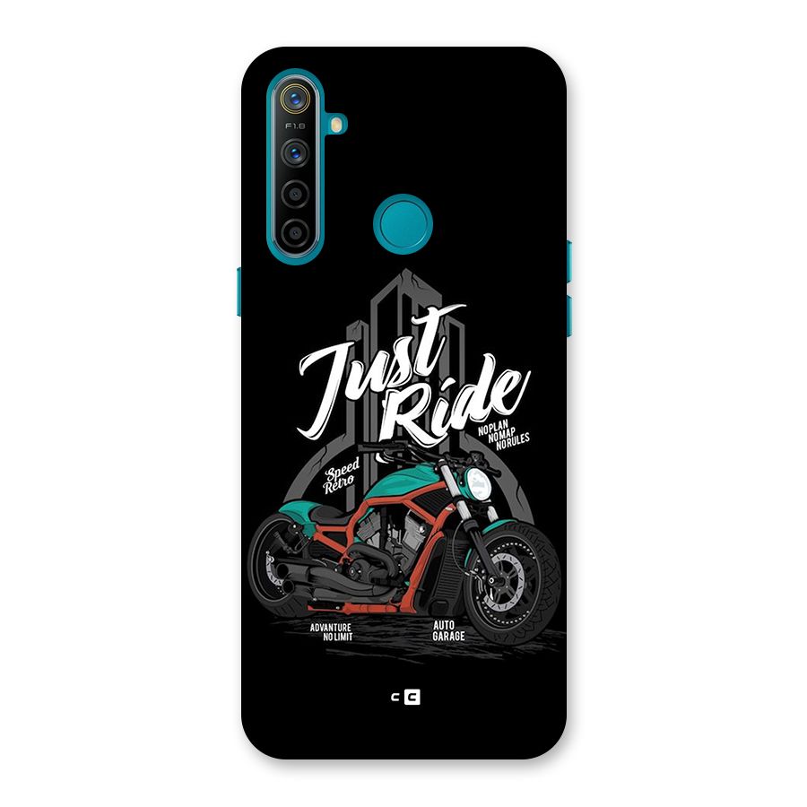 Just Ride Speed Back Case for Realme 5i