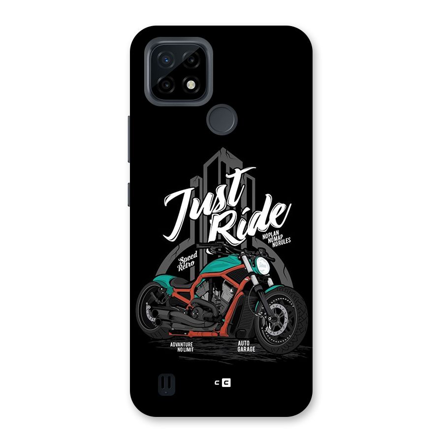 Just Ride Speed Back Case for Realme C21