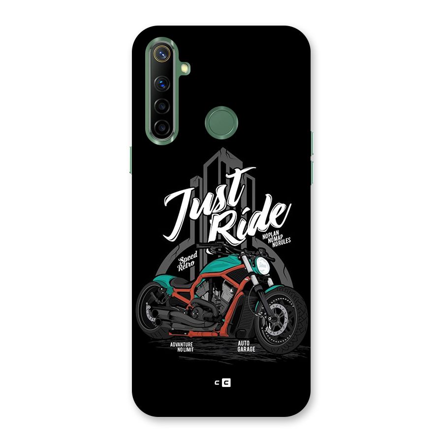 Just Ride Speed Back Case for Realme Narzo 10