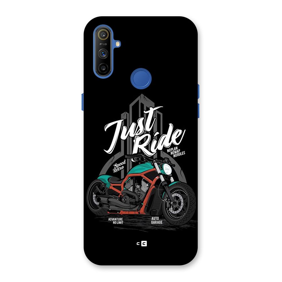Just Ride Speed Back Case for Realme Narzo 10A