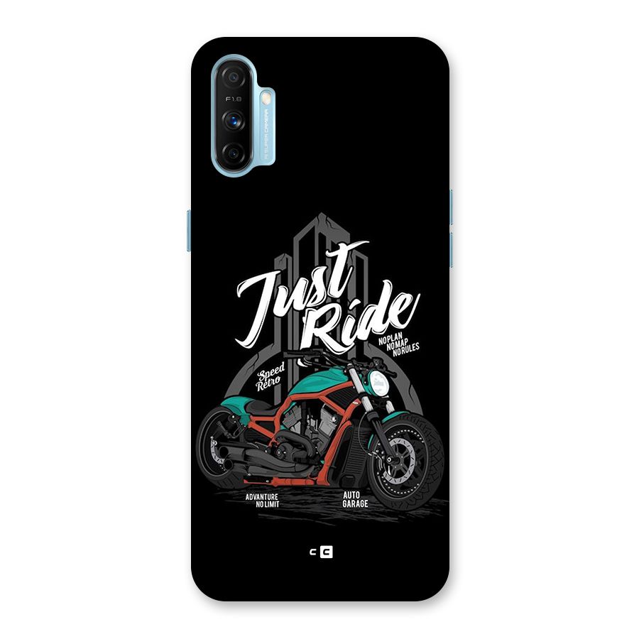 Just Ride Speed Back Case for Realme Narzo 20A