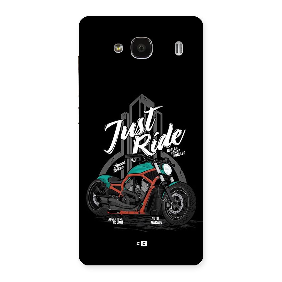 Just Ride Speed Back Case for Redmi 2