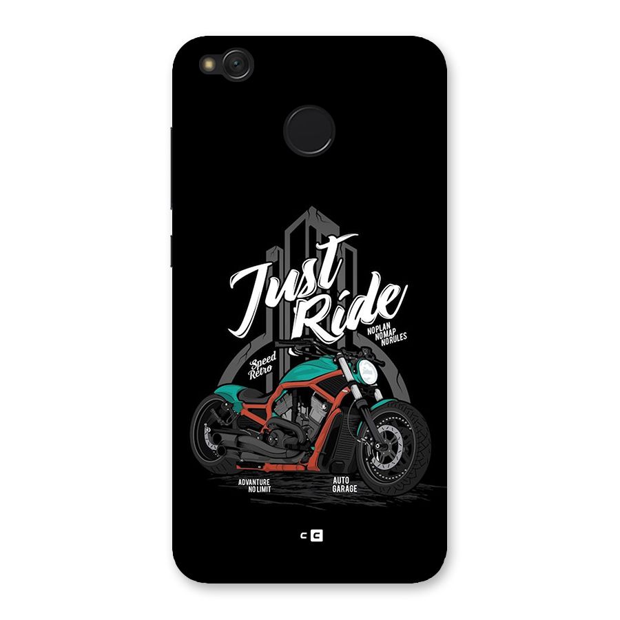 Just Ride Speed Back Case for Redmi 4