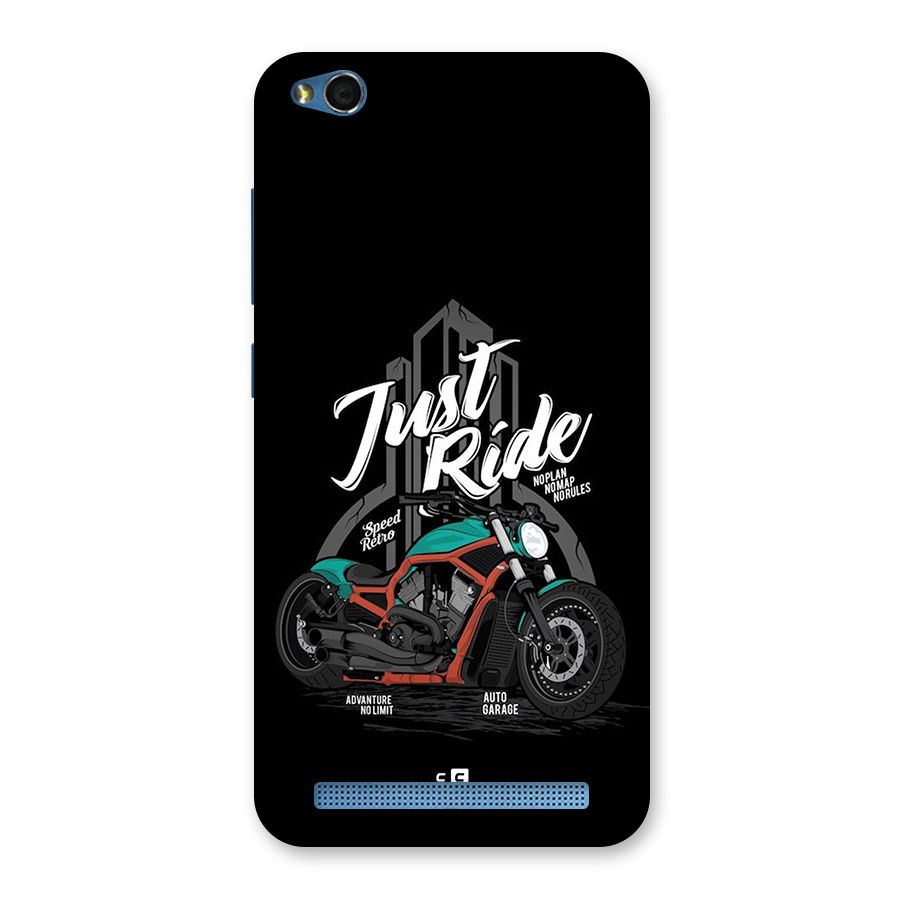 Just Ride Speed Back Case for Redmi 5A