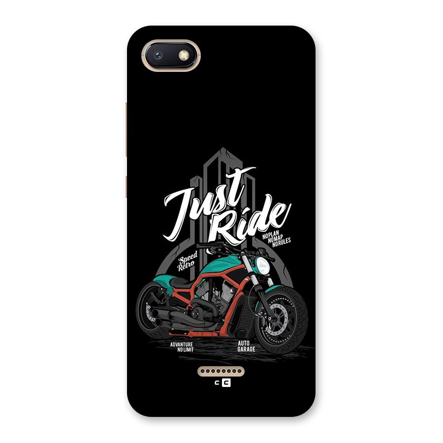 Just Ride Speed Back Case for Redmi 6A