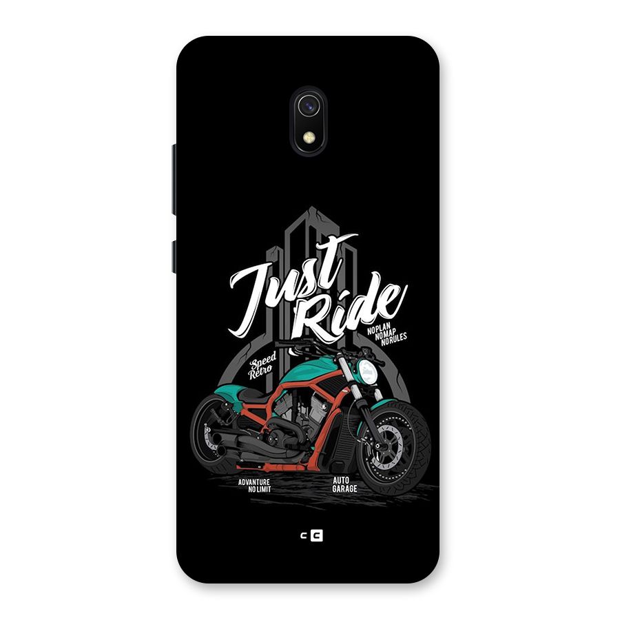 Just Ride Speed Back Case for Redmi 8A