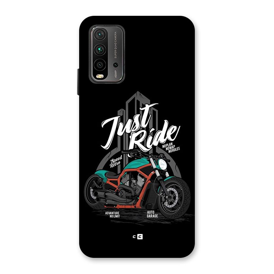 Just Ride Speed Back Case for Redmi 9 Power