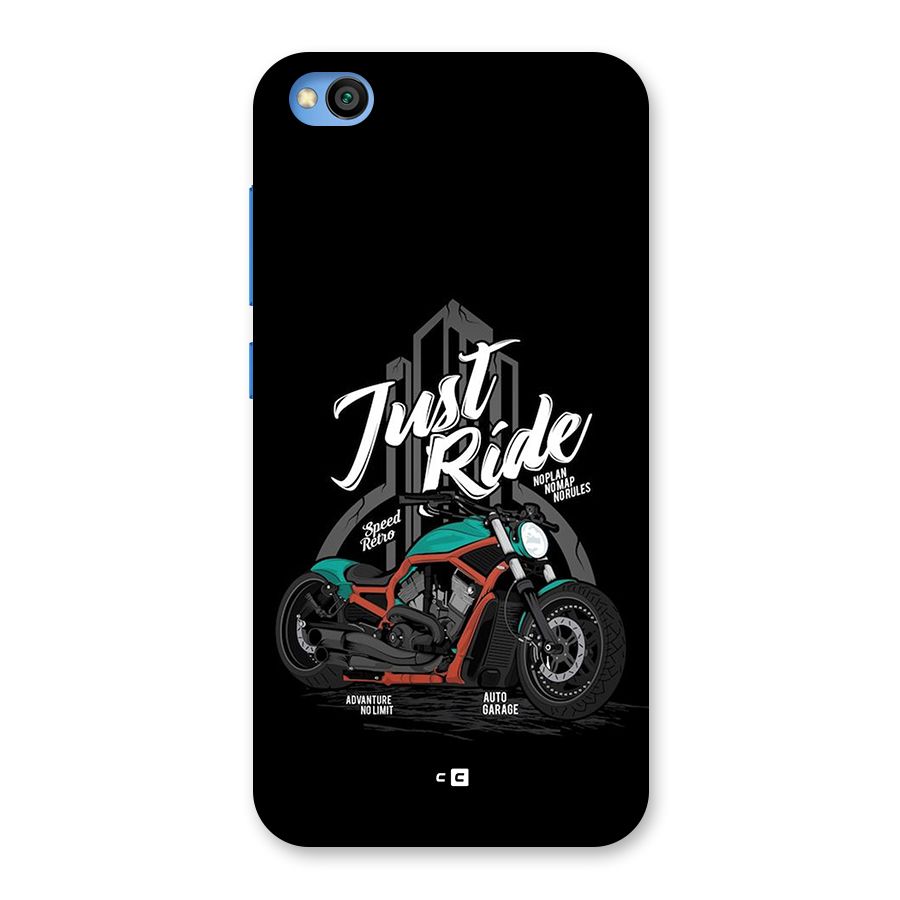 Just Ride Speed Back Case for Redmi Go