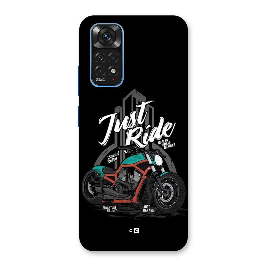 Just Ride Speed Back Case for Redmi Note 11S