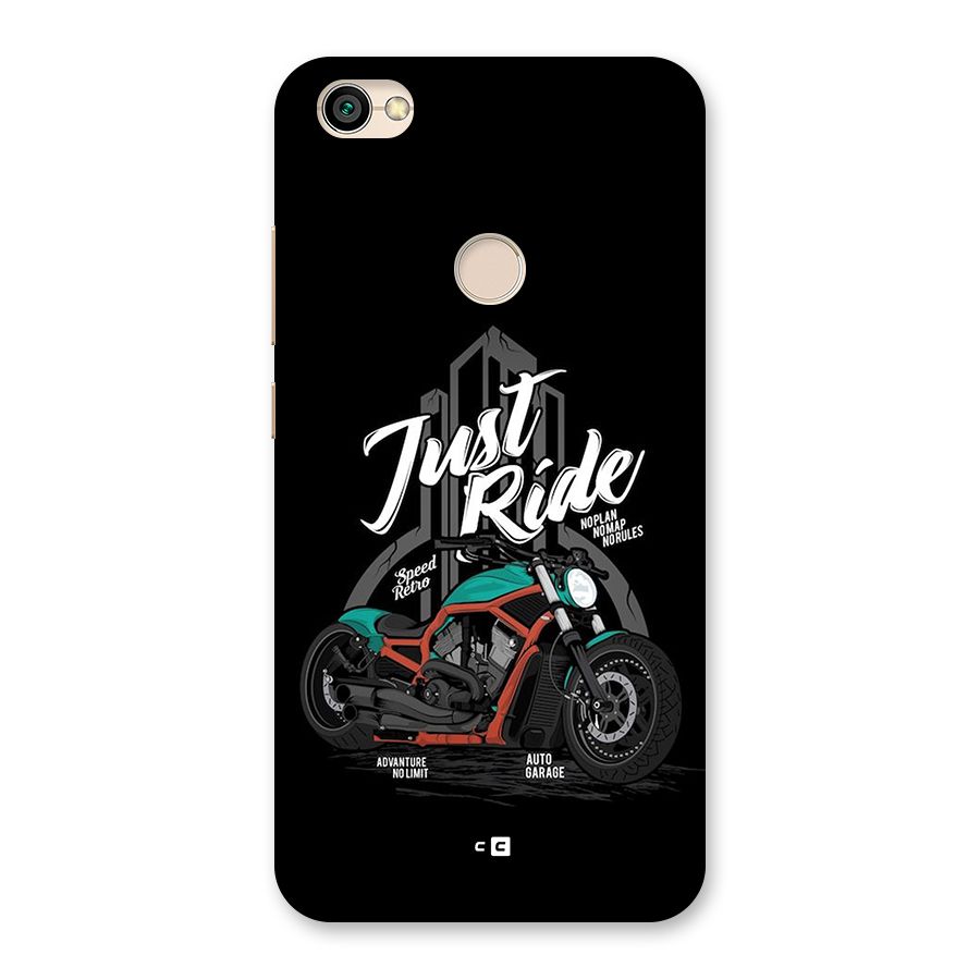 Just Ride Speed Back Case for Redmi Y1 2017