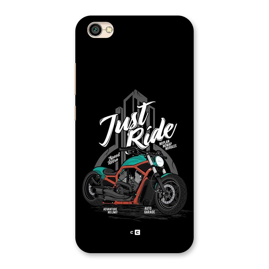 Just Ride Speed Back Case for Redmi Y1 Lite